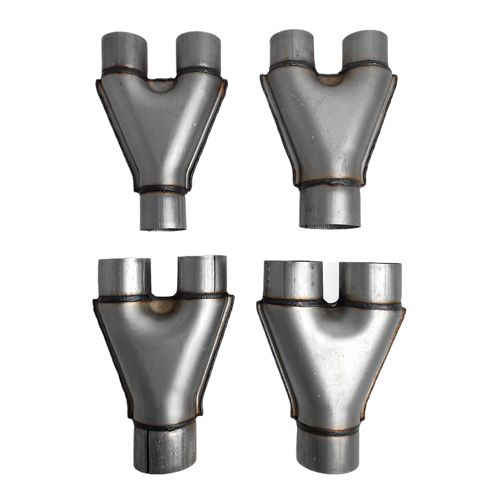 Connecteur de tuyaux en Y en acier inoxydable pour les systèmes d'échappement