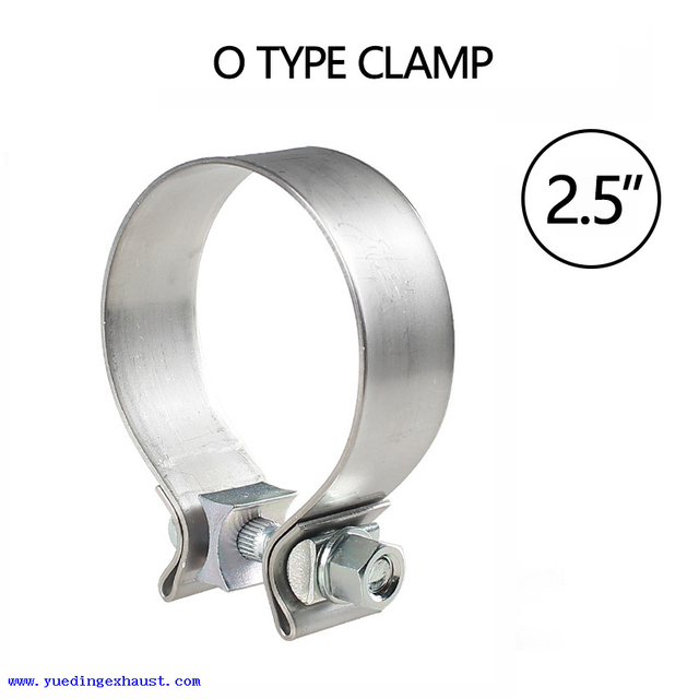 2.5' 64mm Échappement Bande O Clamp Acier Inoxydable 304 Simple 