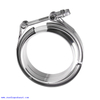 COLLIER V-BAND 1.75' + BRIDES ECHAPPEMENT INOX COMPLET TURBO 45mm