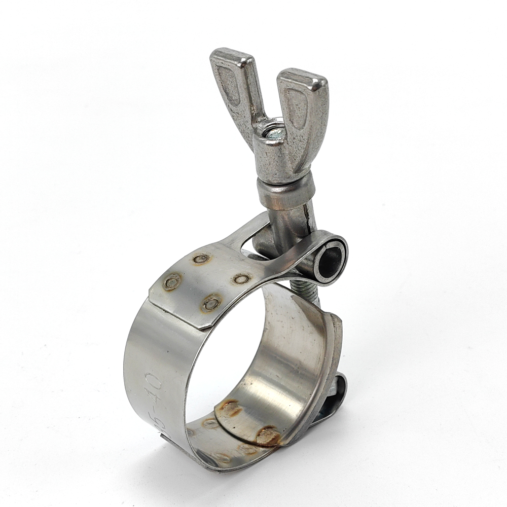 Pince de tuyau en t boulon en tool en acier inoxydable
