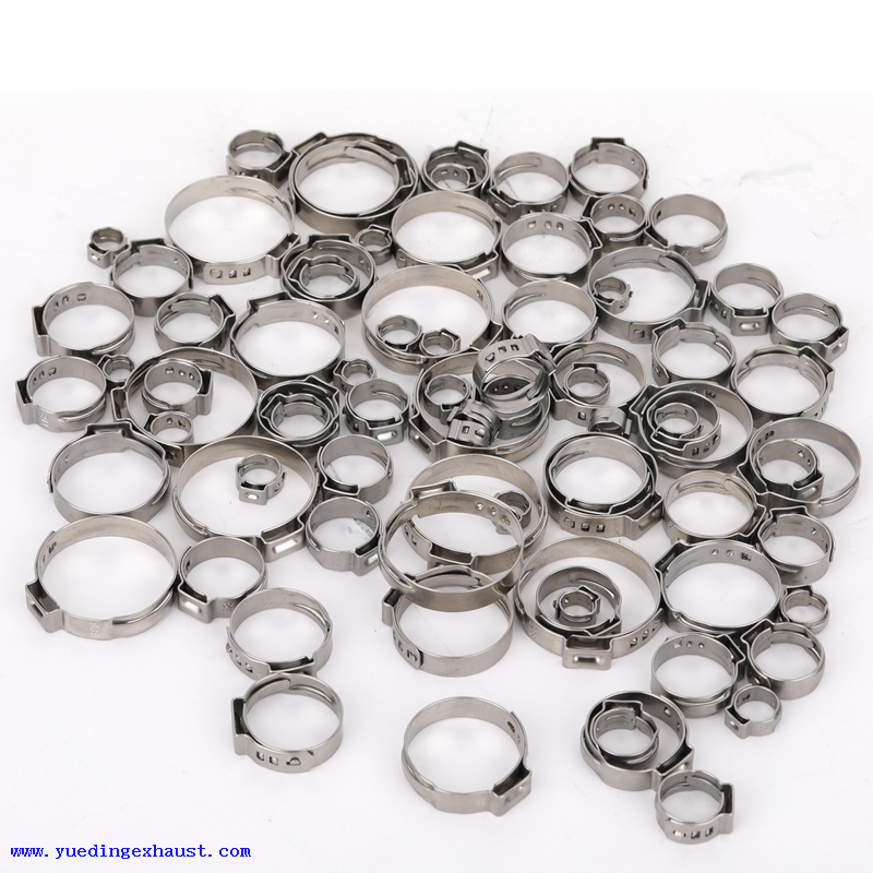 Collier de serrage en métal à anneau unique