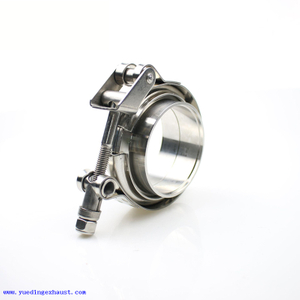 Libération rapide V-bande Clamp & Flange Turbo Échappement Down tuyau en acier inoxydable