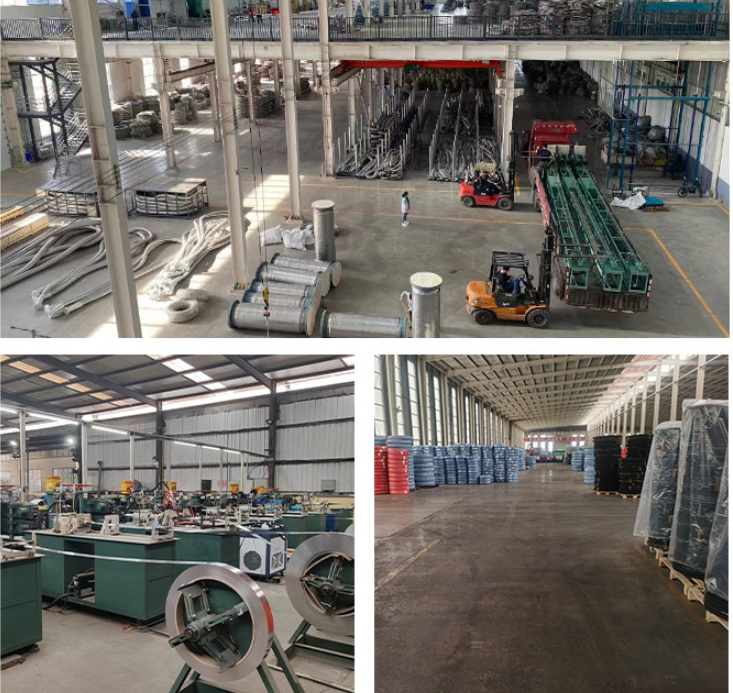 Aperçu de l'usine de soufflets à vide