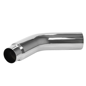 Tipe d'échappement de camion en acier à 135 ° plaqué chromé