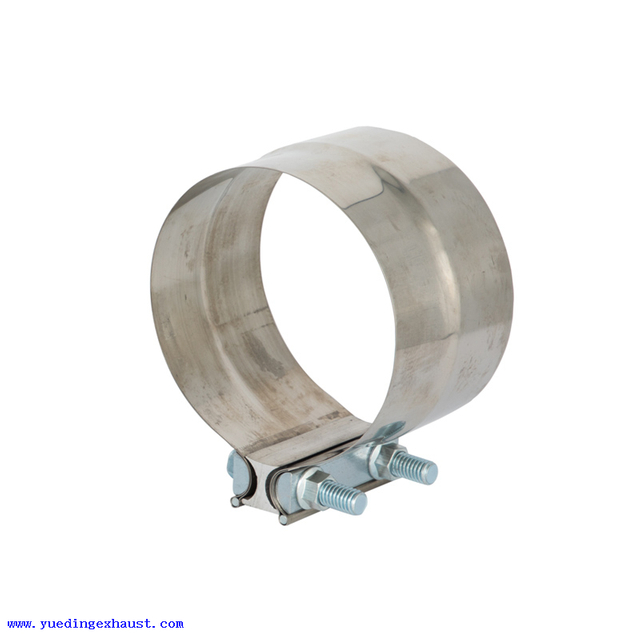 20455908 8156156 Cradions d'échappement Clamps 5 'Joix de repos - Bande d'échappement joint en acier inoxydable Pince pour 5 ' OD à 5 'ID Tipe d'échappement, silencieux, coude et tube d'échappement Connexion du tube d'échappement