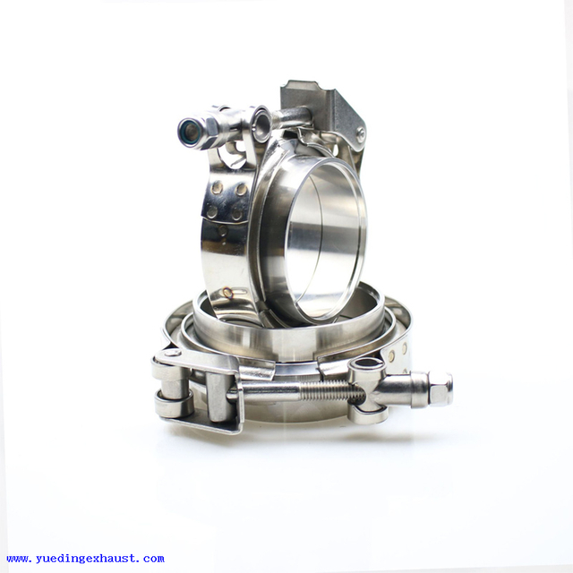 Libération rapide V-bande Clamp & Flange Turbo Échappement Down tuyau en acier inoxydable