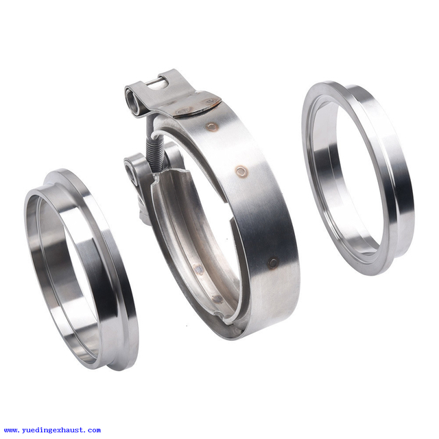 3 'pouce en acier inoxydable # 304 V Bande Vban Pince avec 2 bride turbo épuisement