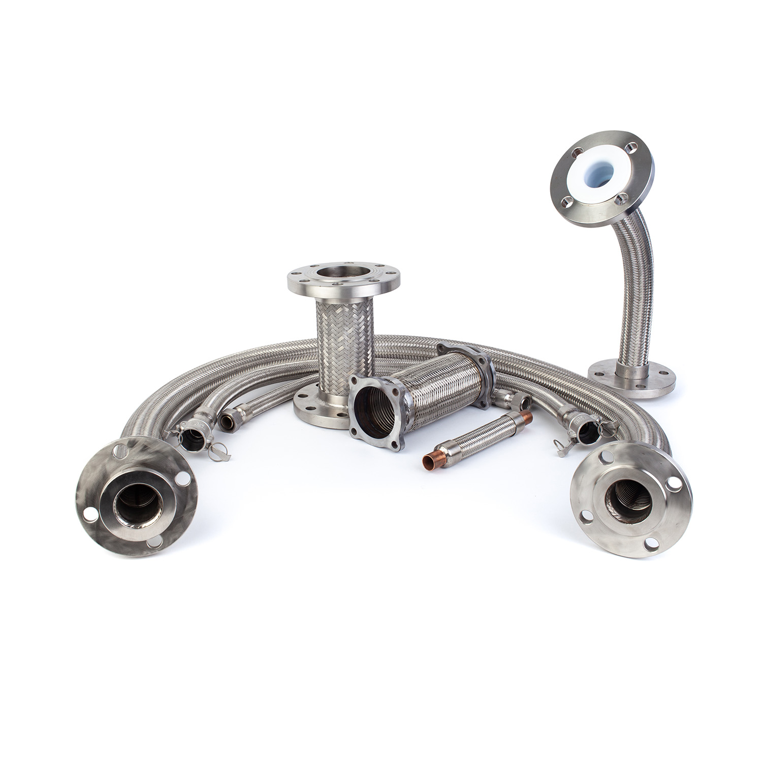 Ensemble de tuyaux flexibles en acier inoxydable