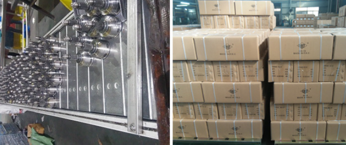 Production et emballage conjoints CV Boot
