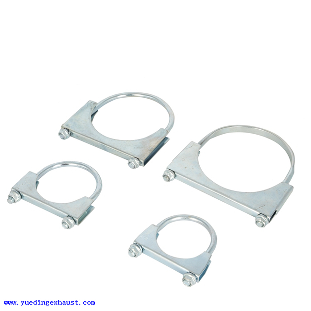 2,75 'Grame d'échappement / silencieux CLAMP 2-3 / 4 Boule de serre de serre en U Style 3/8 Rod