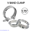 COLLIER V-BAND 1.75' + BRIDES ECHAPPEMENT INOX COMPLET TURBO 45mm