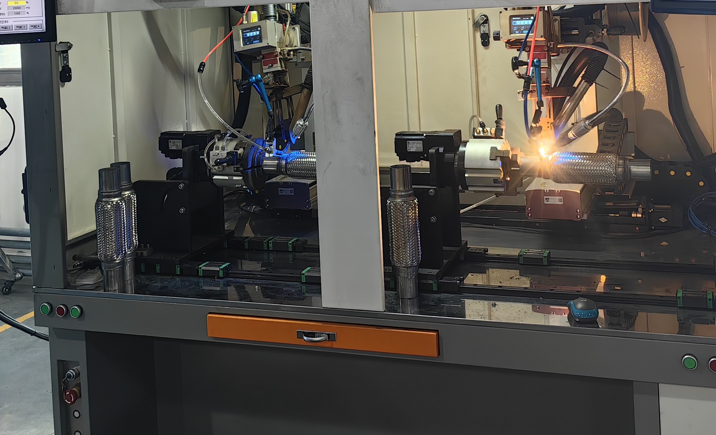 Dessin de production du tuyau ondulé d'échappement automobile