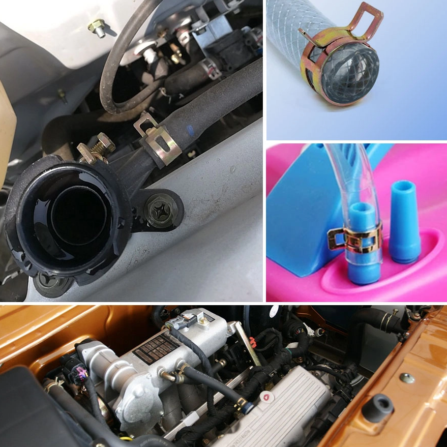 Pinces de tuyaux de bande de printemps en acier MN