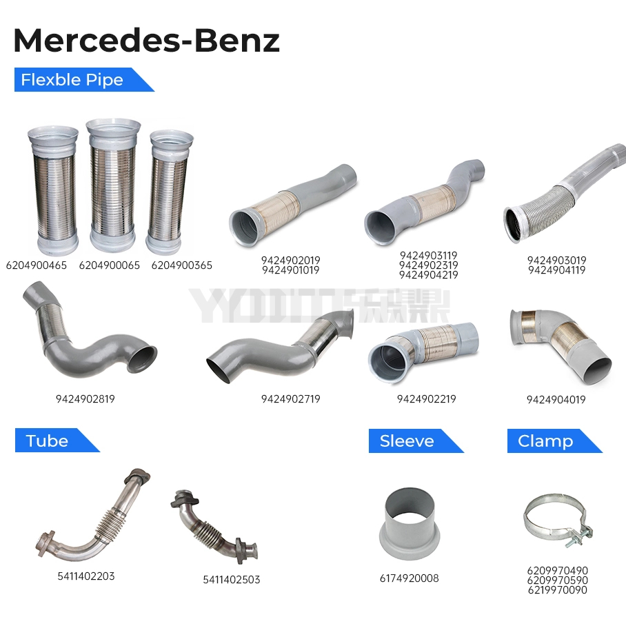 Tuyau flexible OEM 9424902019 9424901019 Mercedes-Benz