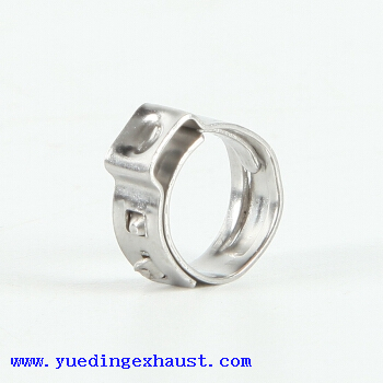 Pince de tuyau de tuyau à anneau simple galvanisé