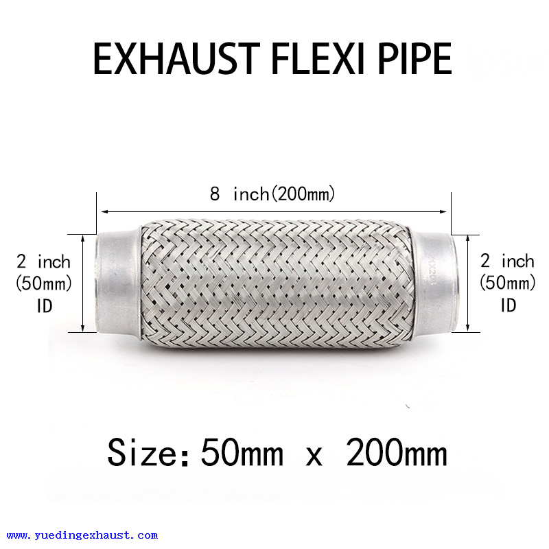 51 mm x 200 mm à souder sur la réparation de tube flexible de joint flexible de tuyau flexible d'échappement