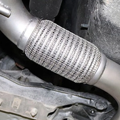 Tuyau flexible d'échappement à tresse mince pour l'automobile