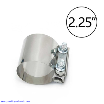 2.25 'OD étape de manchette de pipe d'échappement de bande de croix en acier inoxydable
