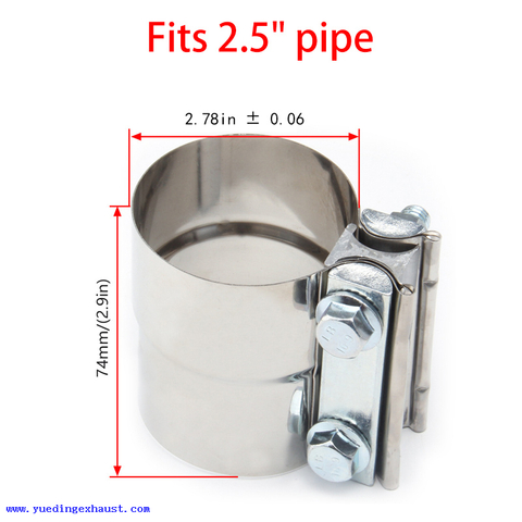 Collier de serrage préformé à 2,5 tours pour le raccordement du tuyau d'échappement