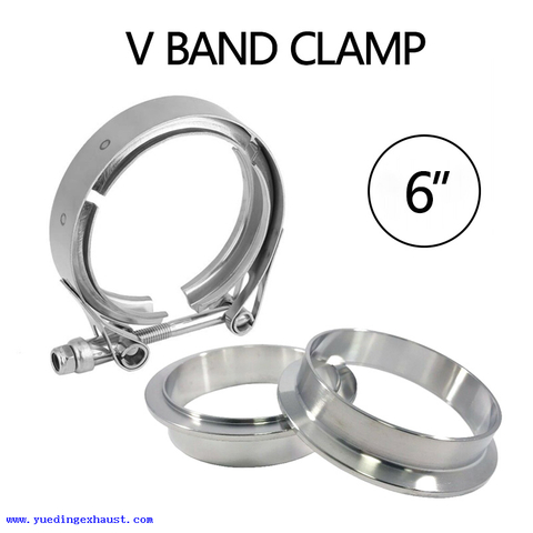 6' V-Band Clamp Acier inoxydable 6' VBand T-Bolt 