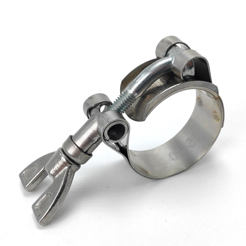 Pince de tuyau en t boulon en tool en acier inoxydable