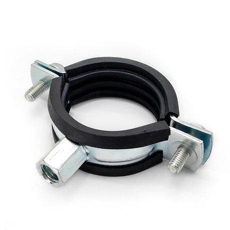 Collier de serrage robuste avec caoutchouc M8 / M10