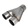 Connecteur de tuyaux en Y en acier inoxydable pour les systèmes d'échappement