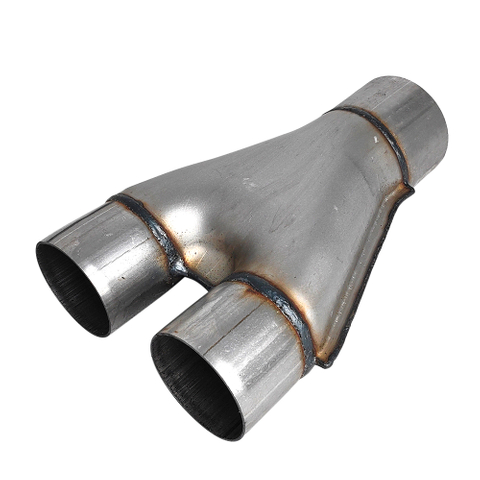 Connecteur de tuyaux en Y en acier inoxydable pour les systèmes d'échappement