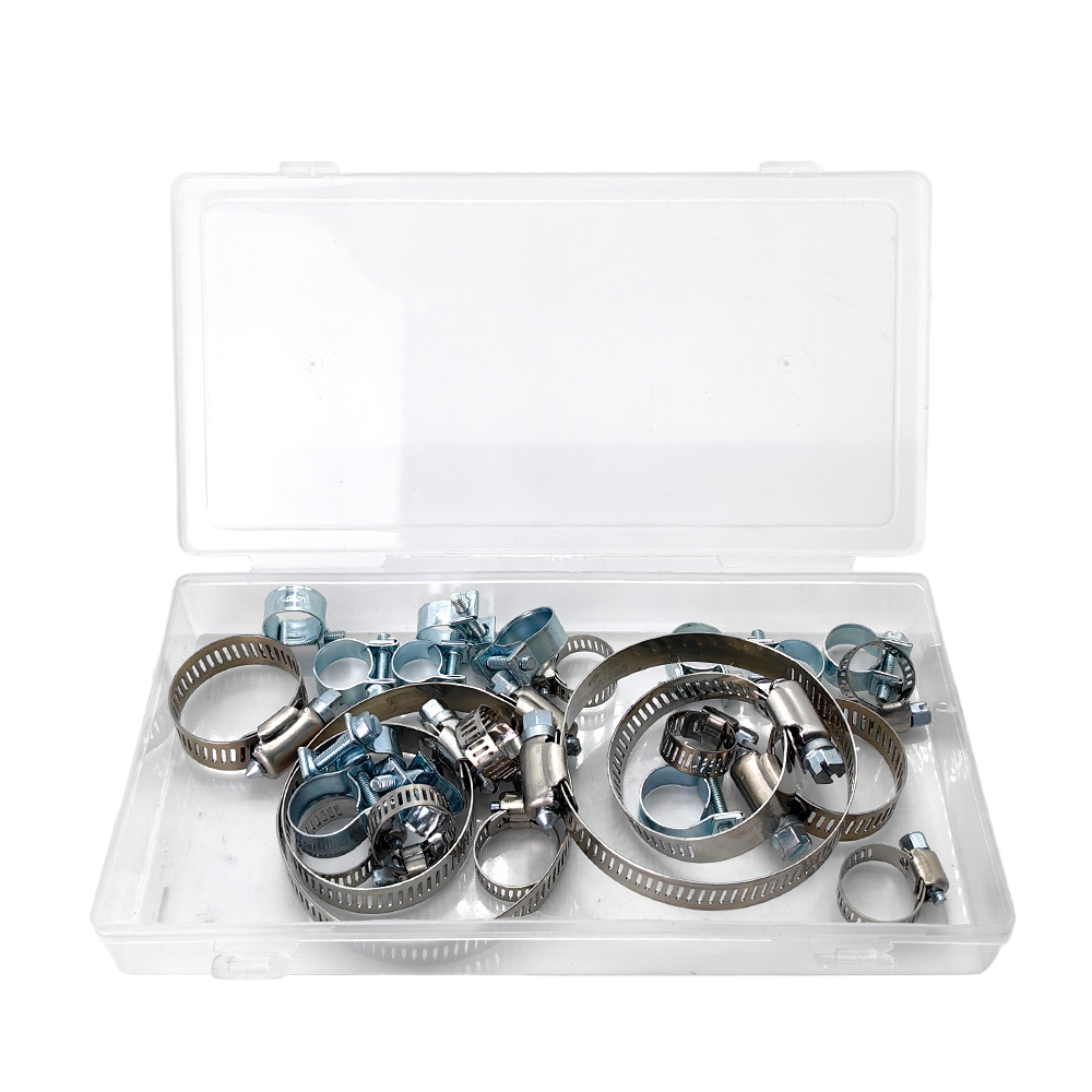Boîte d'assortiment de serrage de tuyaux multiples