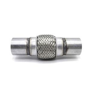 Voiture en acier inoxydable échappement flexion de soudure de réparation de joint flexible 57x254 mm