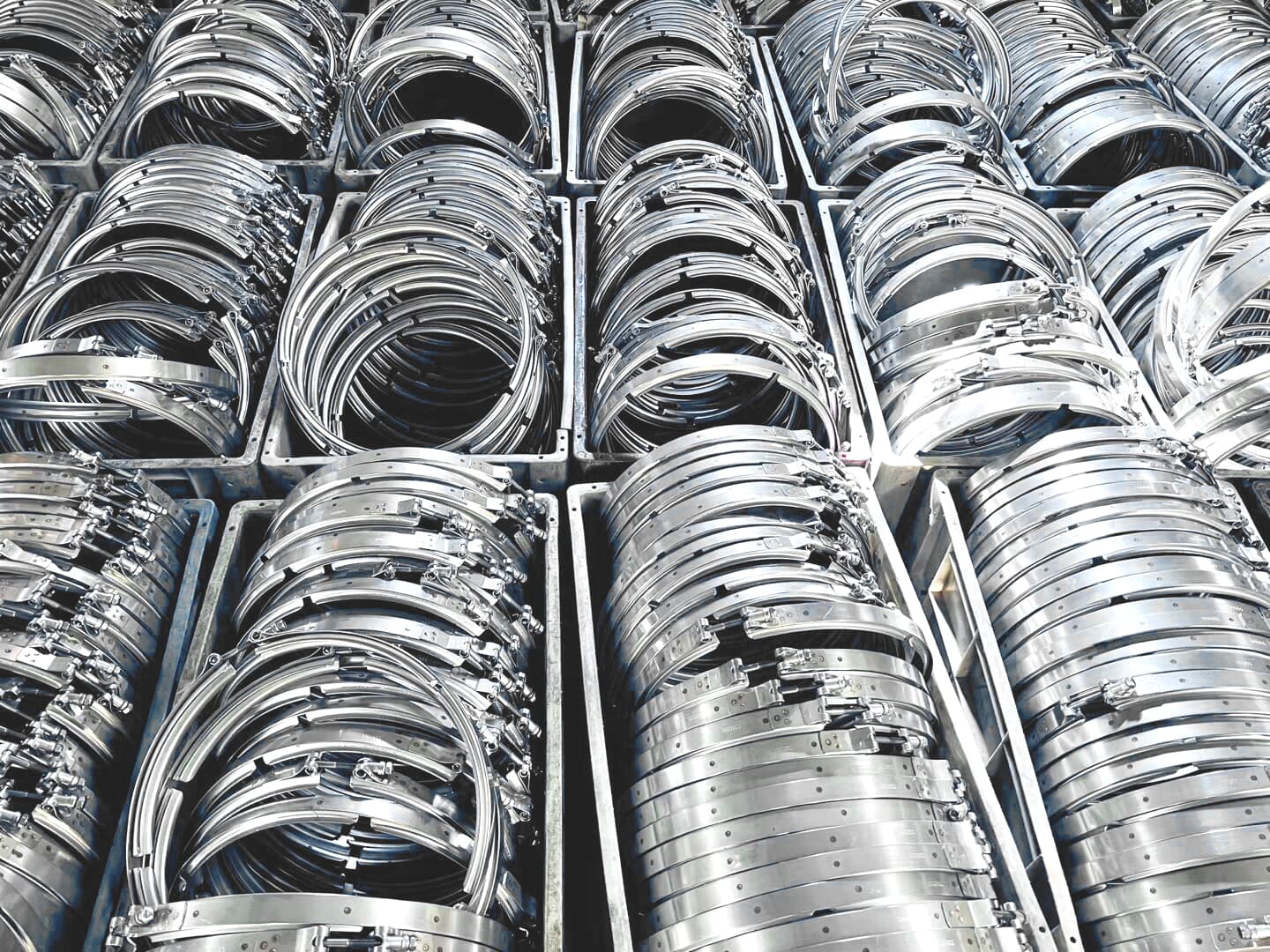 Production par lots YDCT de pinces en bande V