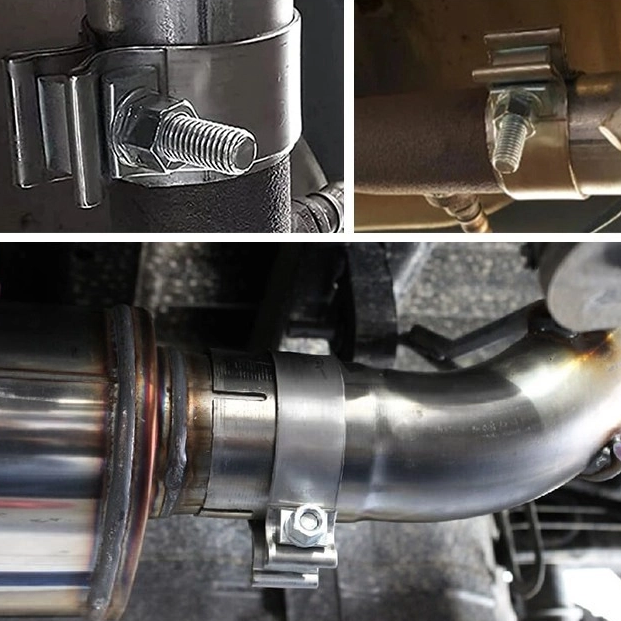 Pince de joint de bande d'échappement en acier inoxydable