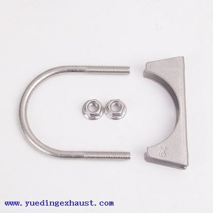 304 Pince de silencieux d'échappement en selle en acier inoxydable - 2 pouces