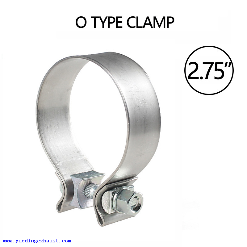 2.75' Tuyau d'échappement turbo en acier inoxydable Accuseal O Clamp