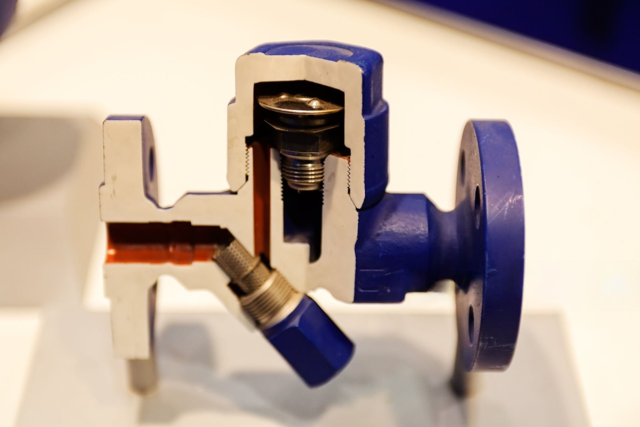 Capture d'écran du soufflet métallique dans la vanne