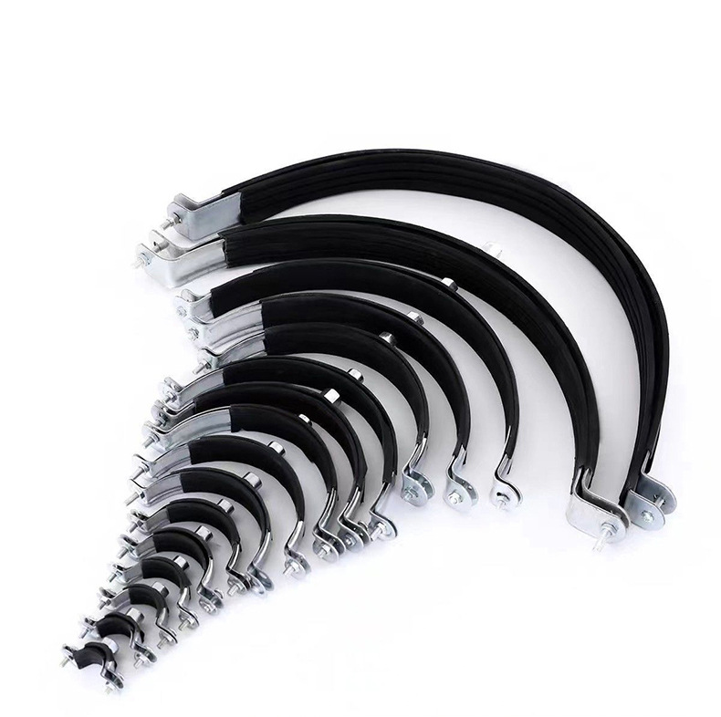 Collier de serrage robuste avec caoutchouc M8 / M10