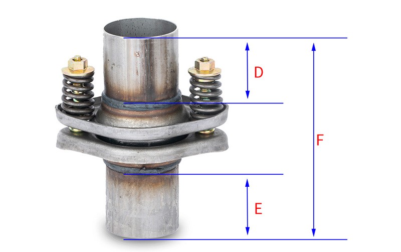 La taille du raccord d'échappement sphérique