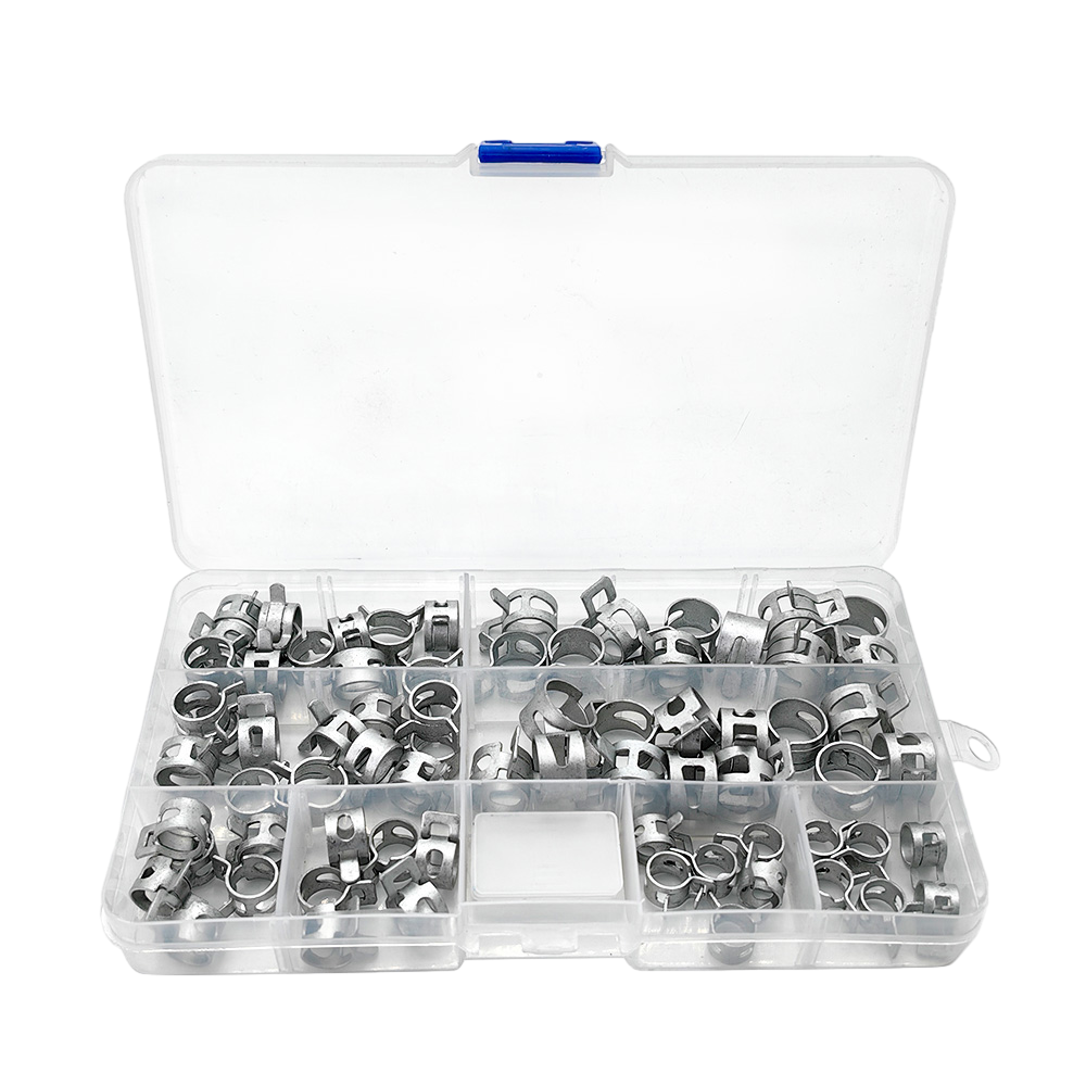 Pinces de tuyaux de bande de printemps en acier MN