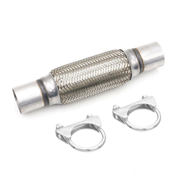 Tipe flexible d'échappement en acier inoxydable automatique avec pince en forme de U