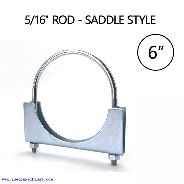 6 'Style de selle de serrage d'échappement Clamp U-Bolt