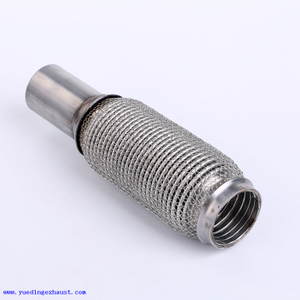 Chine 304 SS Tipe flexible d'échappement avec revêtement en maille - tuyau d'échappement de Chine, joint à la souche en maille couverte