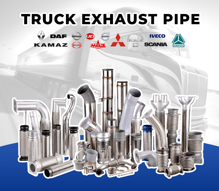 truck exhaust flex pipe tuyau de flexion d'échappement du camion