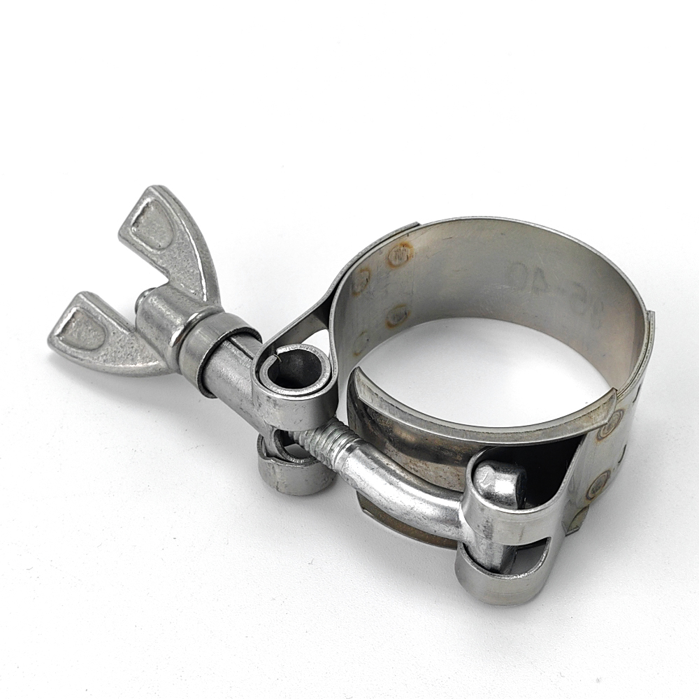 Pince de tuyau en t boulon en tool en acier inoxydable